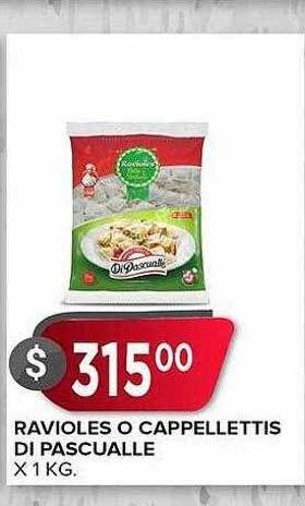 Supermercados Mayor Ravioles o cappellettis di pascualle oferta