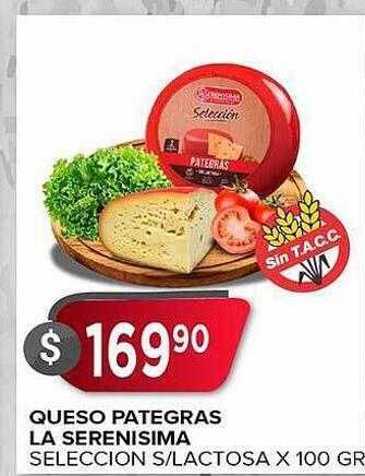 Supermercados Mayor Queso pategras la serenisima oferta