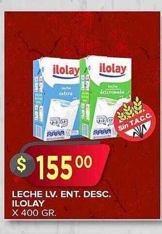 Supermercados Mayor Leche lv. ent. desc. ilolay oferta