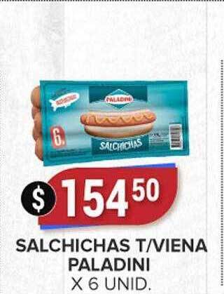 Supermercados Mayor Salchichas t viena paladini oferta