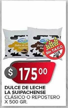 Supermercados Mayor Dulce de leche la suipachense oferta