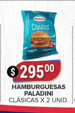 Supermercados Mayor Hamburguesas paladini oferta