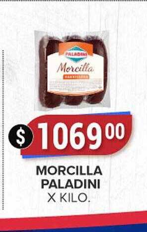 Supermercados Mayor Morcilla paladini oferta