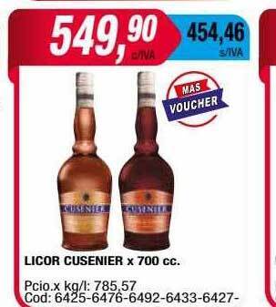 Maxiconsumo Licor cusenier oferta