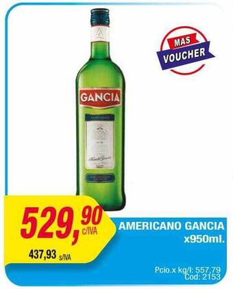 Maxiconsumo Americano gancia oferta