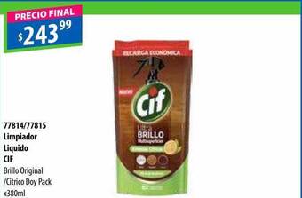 Micropack Limpiador liquido cif oferta