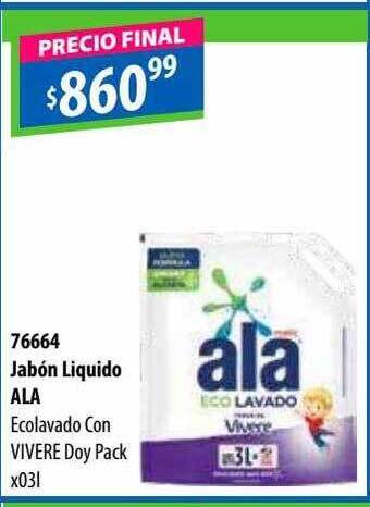 Micropack Jabón líquido ala oferta