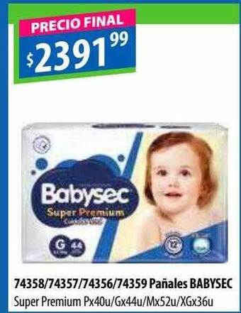 Micropack Pañales babysec oferta