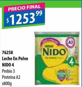 Micropack Leche en polvo nido 4 prebio 3 proteina a2 oferta