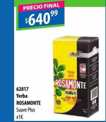 Micropack Yerba rosamonte suave plus oferta