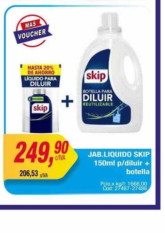 Maxiconsumo Jab. liquido skip oferta