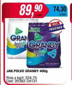 Maxiconsumo Jab. polvo granby oferta