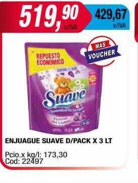 Maxiconsumo Enjuague suave d pack oferta