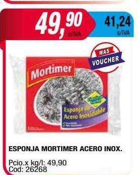 Maxiconsumo Esponja mortimer acero inox oferta