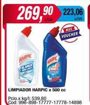 Maxiconsumo Limpiador harpic oferta