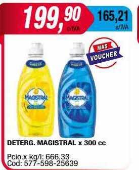 Maxiconsumo Deterg. magistral oferta