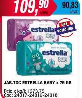Maxiconsumo Jab. toc estrella baby oferta