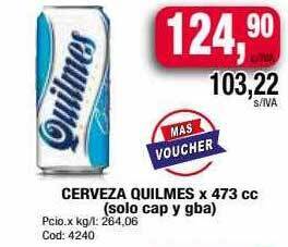 Maxiconsumo Cerveza quilmes oferta