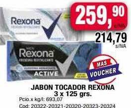 Maxiconsumo Jabon tocador rexona oferta