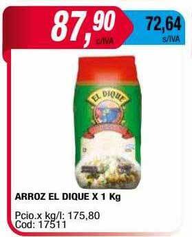 Maxiconsumo Arroz el dique oferta