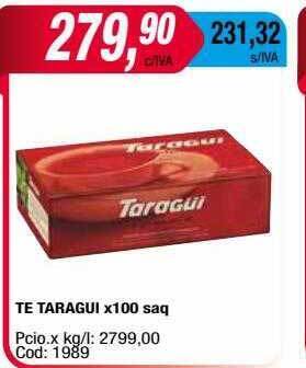 Maxiconsumo Te taragui oferta