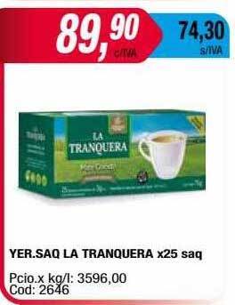 Maxiconsumo Yer. saq la tranquera oferta