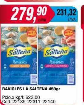 Maxiconsumo Ravioles la salteña oferta