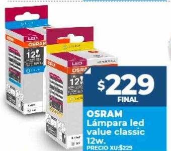 Supermayorista Vital Osram lámpara led value classic oferta