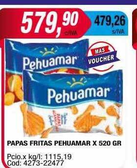 Maxiconsumo Papas fritas pehuamar oferta