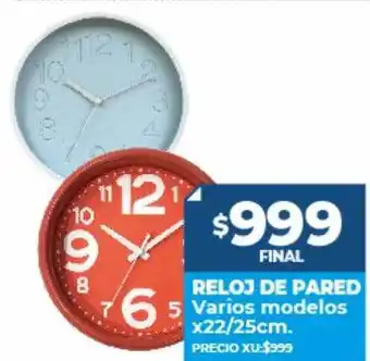 Supermayorista Vital Reloj de pared varios modelos oferta