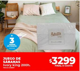 Supermayorista Vital Juego de sábanas oferta