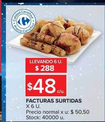 Carrefour Facturas surtidas oferta