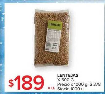 Carrefour Lentejas oferta