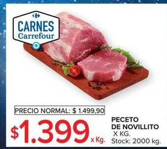 Carrefour Peceto de novillito oferta