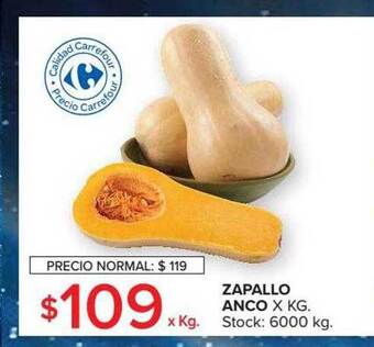 Carrefour Zapallo anco oferta