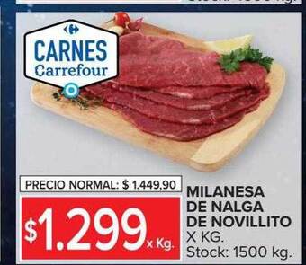 Carrefour Tapa de asado de novillo oferta