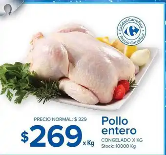 Carrefour Pollo entero oferta