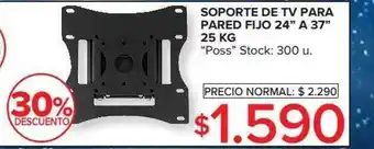 Carrefour Soporte de tv para pared fijo 24 oferta