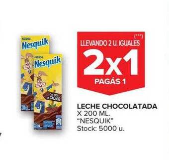 Carrefour Leche chocolatada nesquik oferta