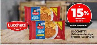 Supermayorista Vital Lucchetti milanesa de soja oferta