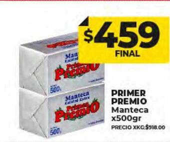 Supermayorista Vital Primer premio manteca oferta