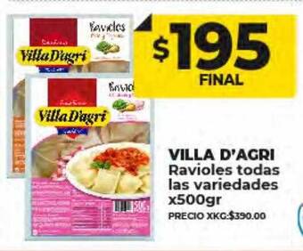 Supermayorista Vital Villa d'agri ravioles todas las variedades oferta