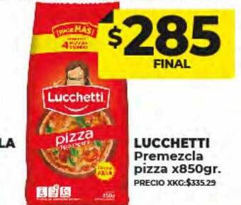 Supermayorista Vital Lucchetti premezcla pizza oferta