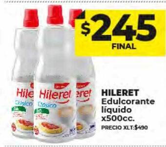 Supermayorista Vital Hileret edulcorante líquido oferta