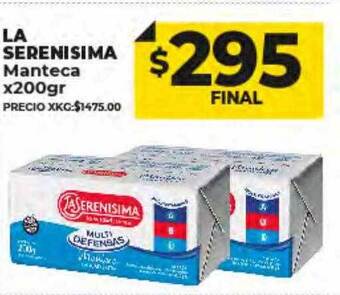 Supermayorista Vital La serenisima manteca oferta