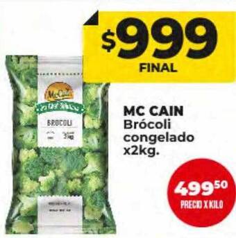 Supermayorista Vital Mc cain brócoli congelado oferta