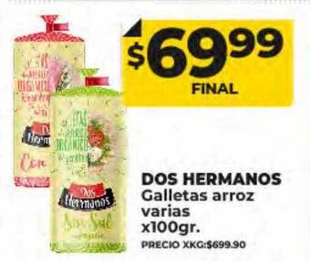 Supermayorista Vital Dos hermanos galletas arroz varias oferta