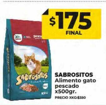 Supermayorista Vital Sabrositos alimento gato pescado oferta