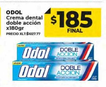 Supermayorista Vital Odol crema dental doble acción oferta