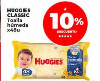 Supermayorista Vital Huggies classic toalla húmeda oferta